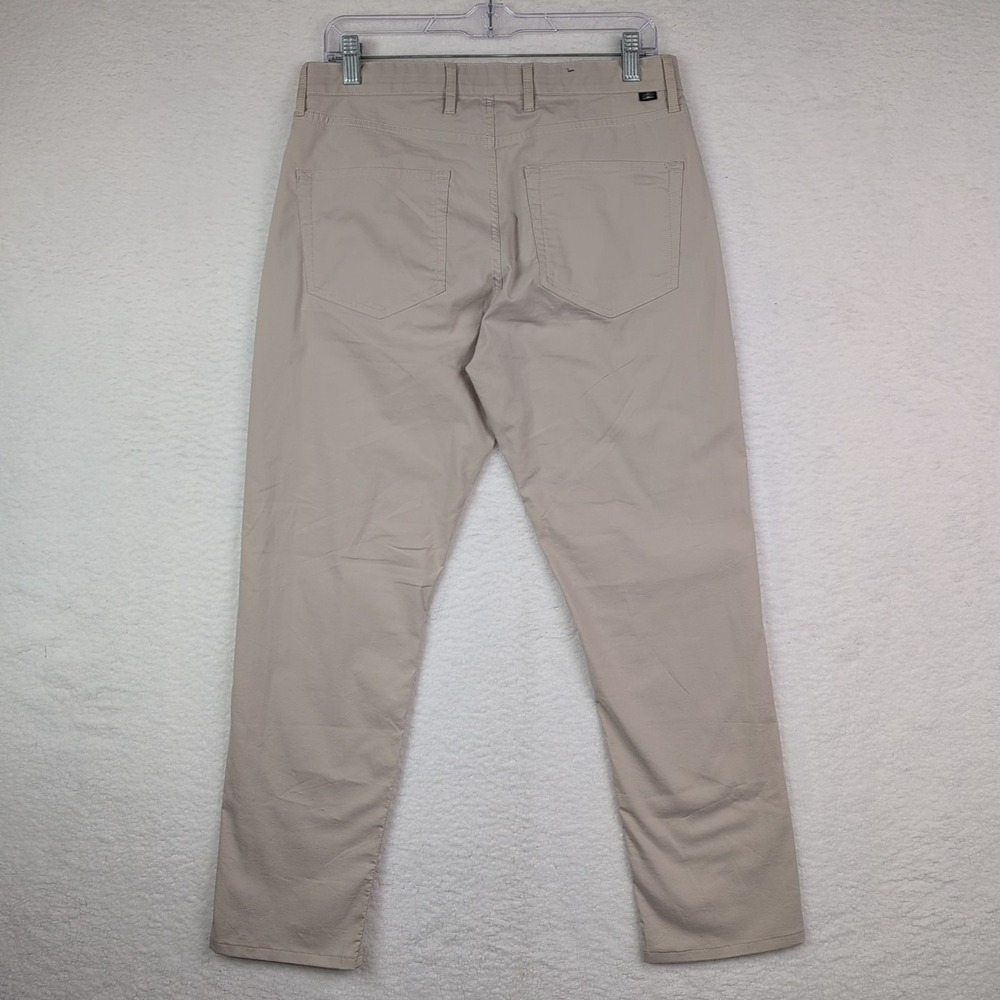 Faherty Reserve Movement Pants Men's 30x28 Khaki Stretch Chino - Picture 4 of 7
